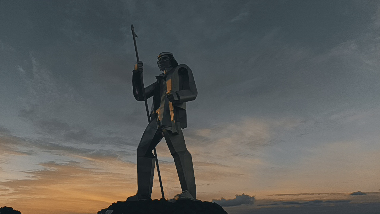Monumento a Andrés Guacurarí na Costanera de Posadas, Argentina